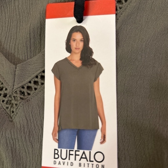 BUFFALO David Bitton Blouse size Medium - Picture 7 of 8